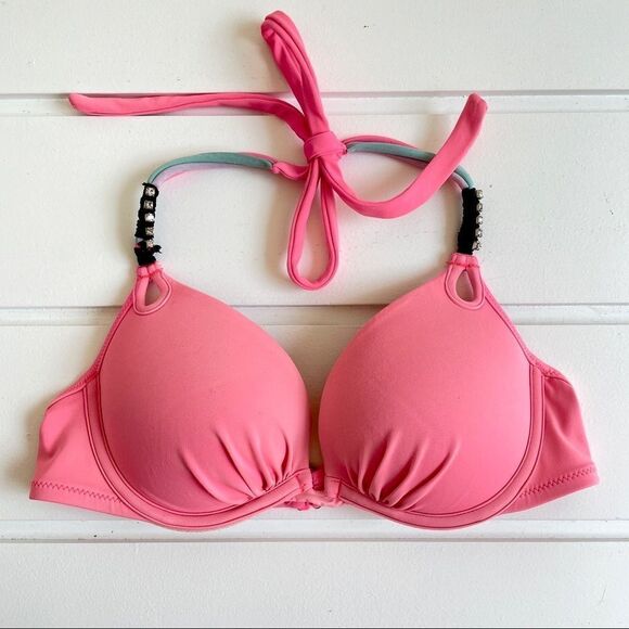 Victoria’s Secret Bombshell Push Up Bikini Swim Top 34B - Picture 1 of 14